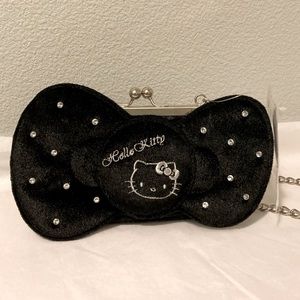 Hello Kitty velvet bow purse or clutch